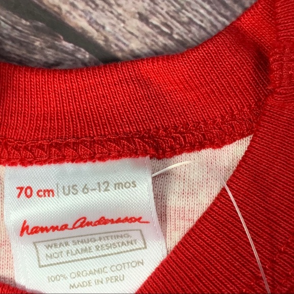 Hannah Andersson Long John Pajamas In Organic Cotton - Picture 5 of 8